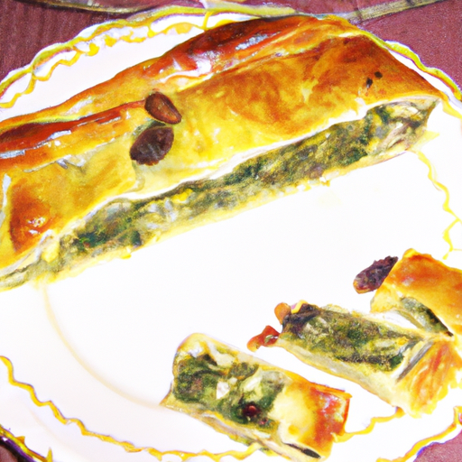 Strudel con ricotta e spinaci