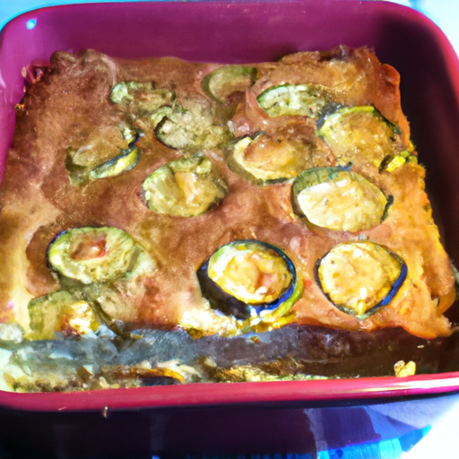 Torta di zucchine e i suoi fiori