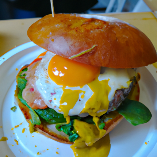 Egg burger