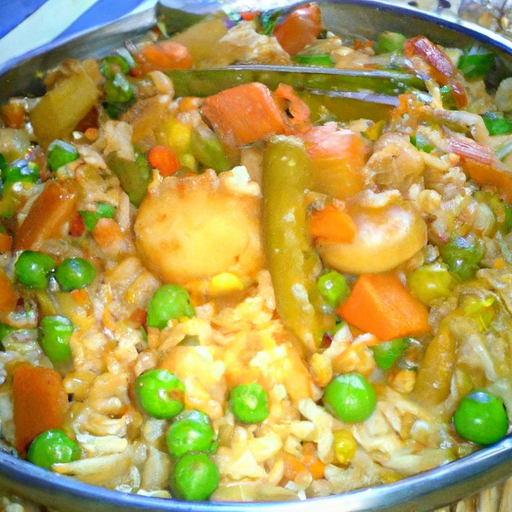 Paella vegetariana