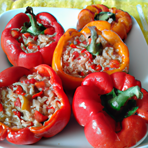 Peperoni ripieni di cous cous