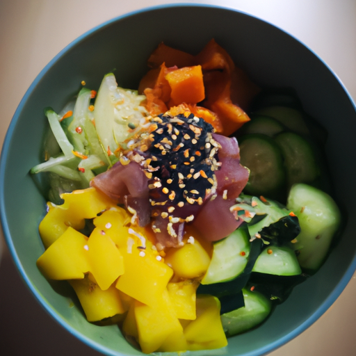 Poke bowl vegetariano