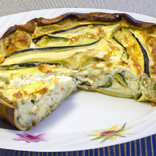 Quiche di zucchine trombetta