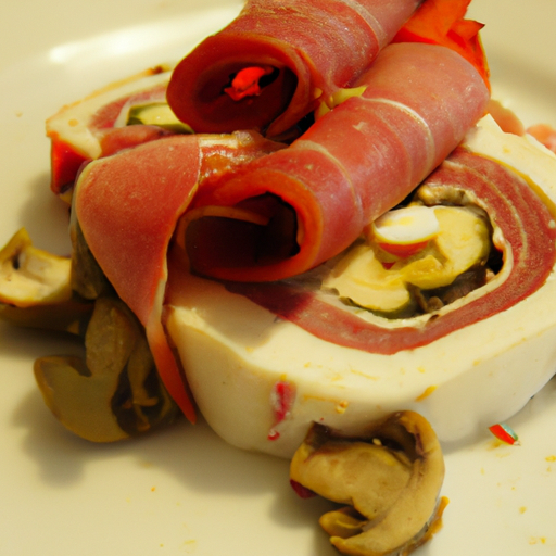 Rotolo porcini e prosciutto