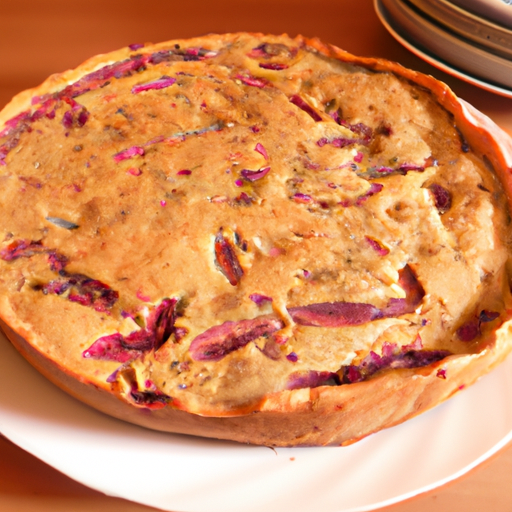 Torta salata al radicchio